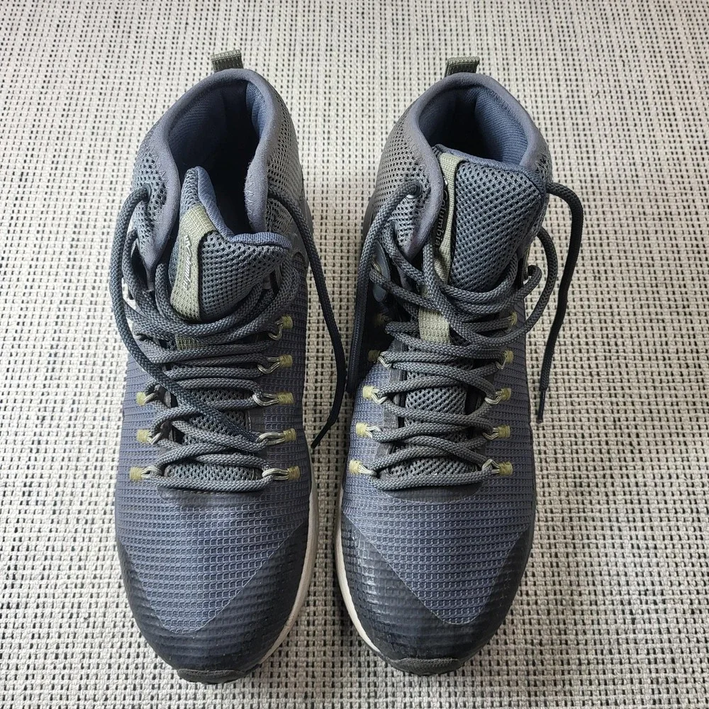 Columbia Waterproof Snow Boots Mens Size 10.5 Gray Mesh Ankle Hiking BM0155-053